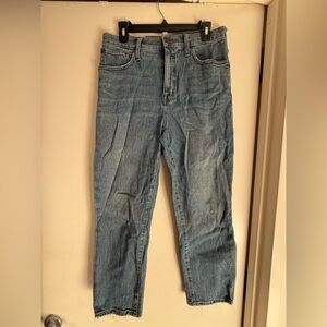 Madewell classic straight jean